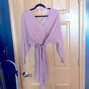 Love tree, small mauve, midi dress